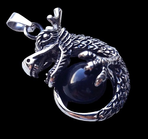 Edelstahl anhänger drache - edelstahl-anhänger,