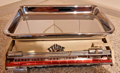 Vintage stube küchenwaage 5kg - stube,