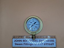 2 Zoll Durchmesser geflanscht 1/8 BSP Manometer für Dampfmaschine