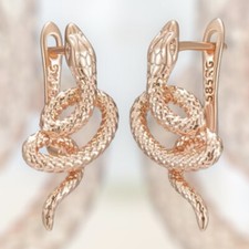 ms💎 Ohrringe Schlange 585