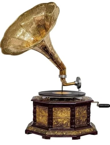 Antikes grammophon voll - antikes,