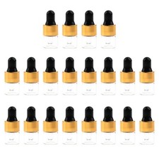 20x Bernstein leere Flasche