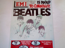 Blech Schild " The Beatles "