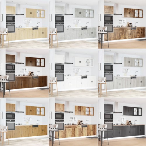 Tlg küchenschrank set - 7-tlg.,