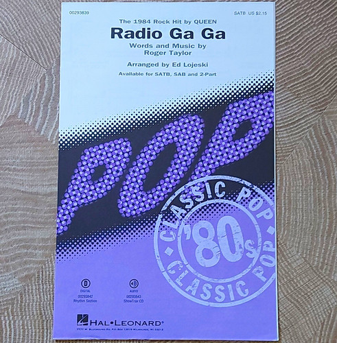 Radio queen noten für - radio, ga