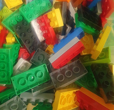 LEGO Duplo 25 flache 8er Bausteine 2x4 Noppen