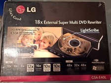 LG 16x External Super Multi DVD/CD Rewriter With Lightscribe