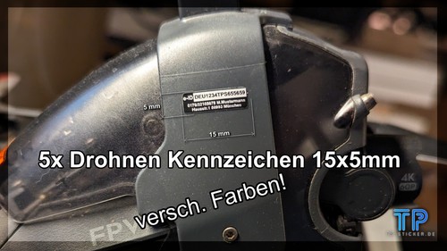 Mini drohnen kennzeichen - mini,