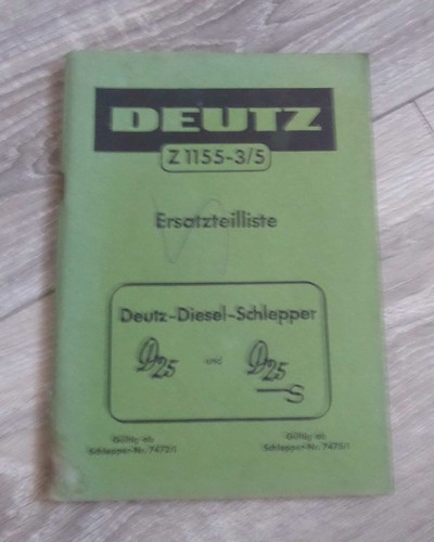 Deutz schlepper d25 - +,