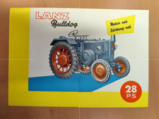 LANZ 28ps 25ps  Prospekt Traktor brochure M4