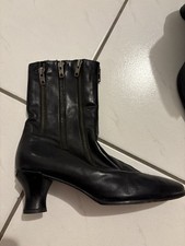 Lisa Tucci 👢Italienische Damen Stiefelette Schwarz Gr. 39,5 Leder