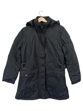 Northland Professional Damen Winterjacke Parka Kapuze Gesteppt Schwarz Gr. 38