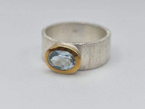 Blautopaz ring 925 - blautopaz,