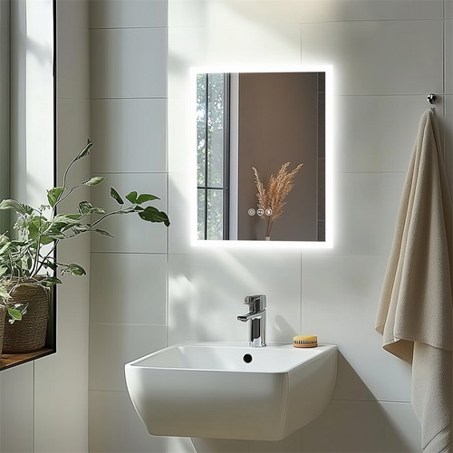 Badespiegel led wandspiegel - led,