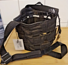 Maulkorb für Pferde Nylon mit schwarzem Verstellbares Halfter gebraucht