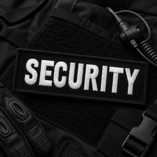 Security patch mit klett - security,