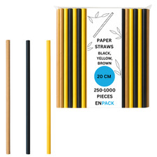 Enpack Papier Strohhalm