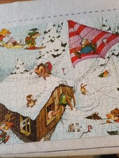 Loup 500 Teile Puzzle Happy Skiing 1974