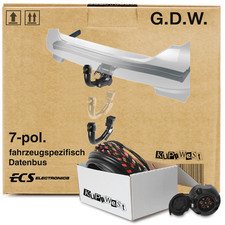 AHK abnehmbar für Mercedes C-Klasse Limousine Typ W204 07- +ESatz 7poliger AHZV