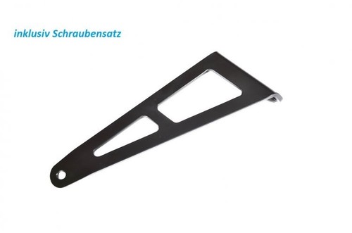 Auspuffhalter alu schwarz - auspuffhalter,