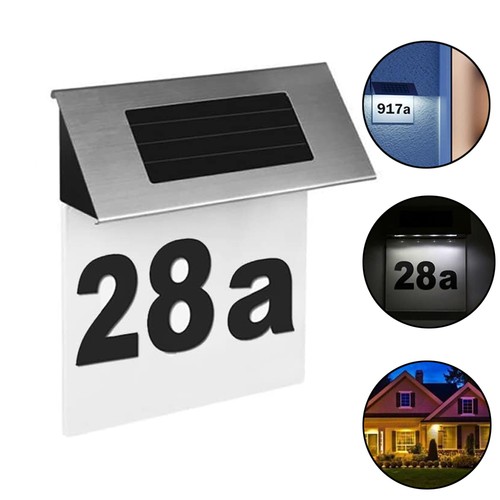 Solar hausnummer moderne - solar-hausnummer,