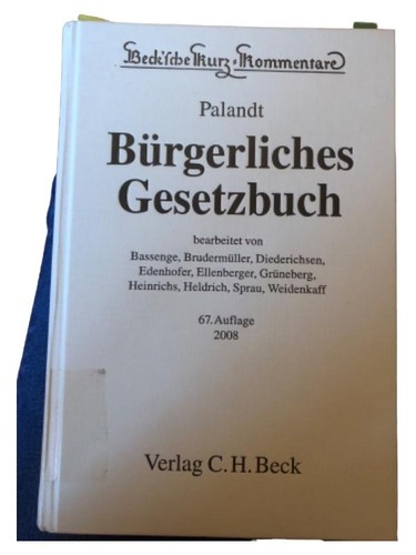 Palandt bürgerliches - palandt,
