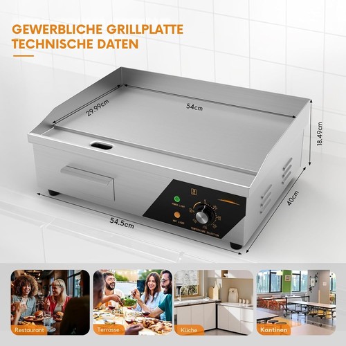 3000w elektrische grillplatte - 3000w,