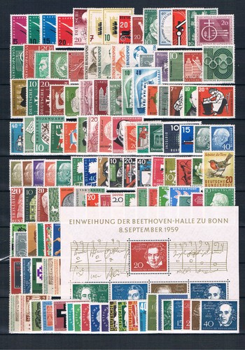 Bund postfr kompl jahrgang - kompl.,