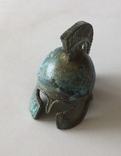 Griechischer Helm Replik aus Messing 5,5 cm hoch