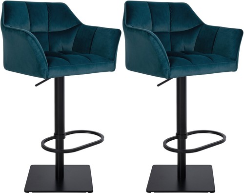 2er set barhocker damaso samt - barhocker,