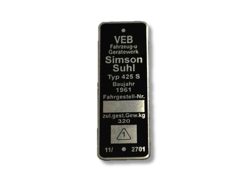 Simson suhl 425 1961 sport - suhl, s