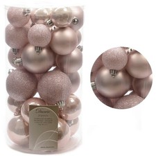 30 Weihnachtskugel 4-6cm Set Christbaum-Kugeln Xmas Matt Glänzend Funkelnd Deko