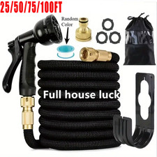 Flexibler Gartenschlauch dehnbarer Wasserschlauch Flexischlauch flexibel 7,5~30m