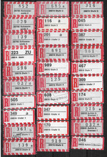 R-Zettel/BRD/5-stellige PLZ/28790Schwanewede 2-28832 Achim b Bremen1(30 versch.)