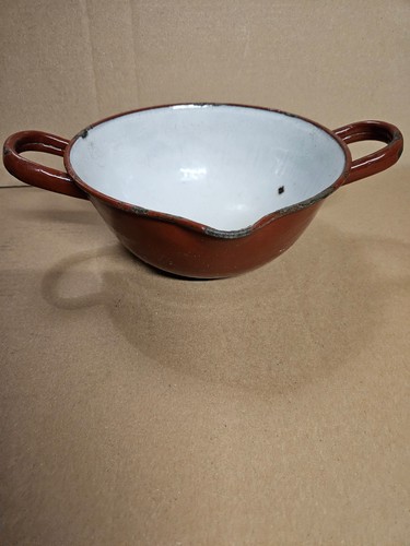 Alte emaille schüssel mit - schüssel,