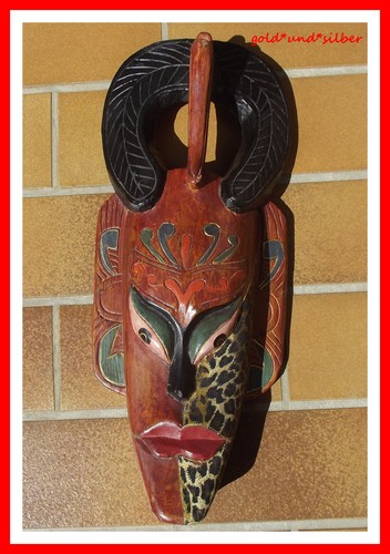 Afrikanische maske holz deko - maske,