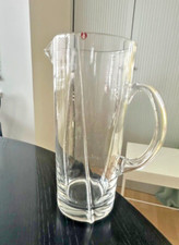 Design Tapio Wirkkala, Iittala, Glas Krug,Pitcher, Serie VIVA,80er, Finnland