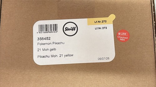 Steiff pokémon pikachu - x,