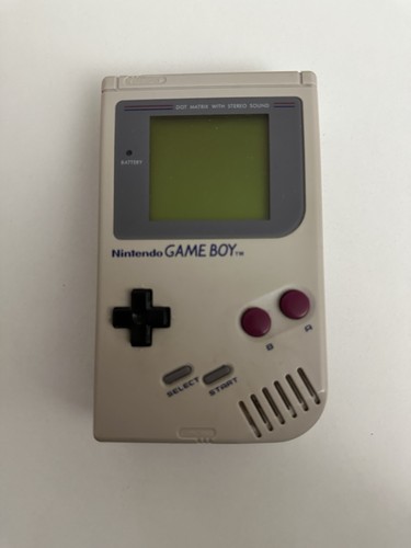 Nintendo game boy - game, grau
