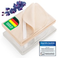 Blumtal Molton Matratzenschoner  100% Baumwolle - atmungsaktive Matratzenauflage