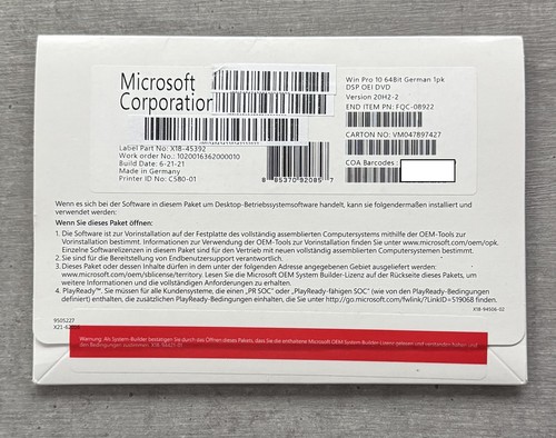 Windows professional - ms,
