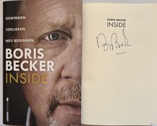 Boris Becker Signiert Inside