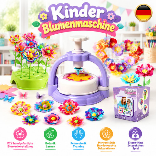 Bastelspielzeug blumenpresse - bastelspielzeug,