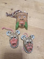 Wand Fasnet Dekoration Masken