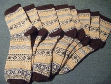 4 Paar Damensocken, Norwegermuster Gr. ca. 35.-39 Neu!!!!!!!