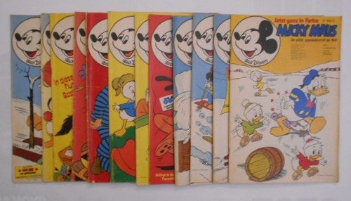 Micky maus konvolut aus 12 - aus,