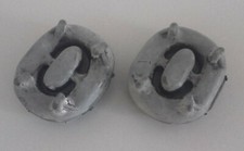 2x Auspuff Gummi Halter passend für Mercedes W124 S124 C124 R129 E200/E220