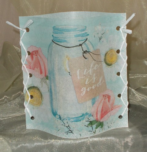 Deko windlicht glas rosen - deko,