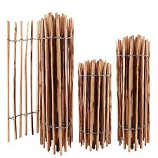Staketenzaun Lattenabstand 4-6cm Gartenzaun Kastanienzaun aus Haselnuss Holzzaun