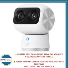 Eufy S350 4K Sicherheitskamera Mit 8× Zoom Und 360° PTZ – Innen - SIGILLIERT